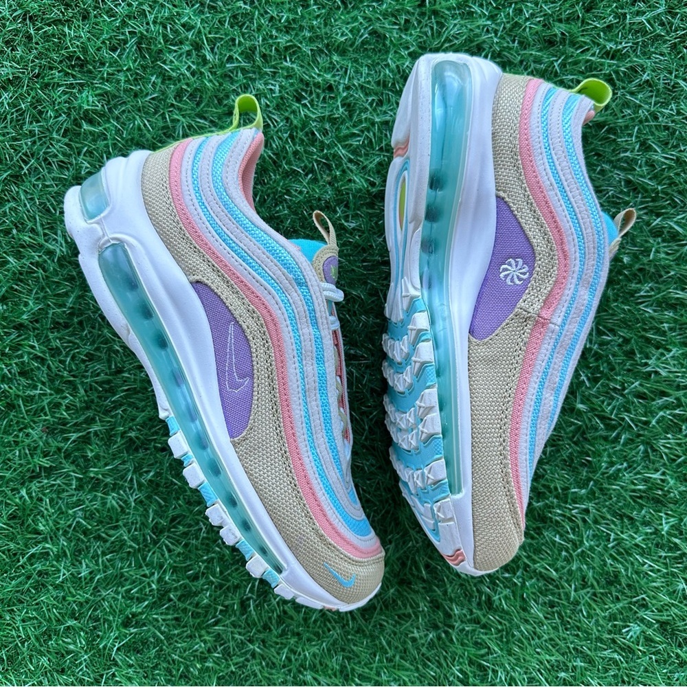 Nike Air Max 97 Se Copa / Sail - Wheat Grass - Picture 6 of 9